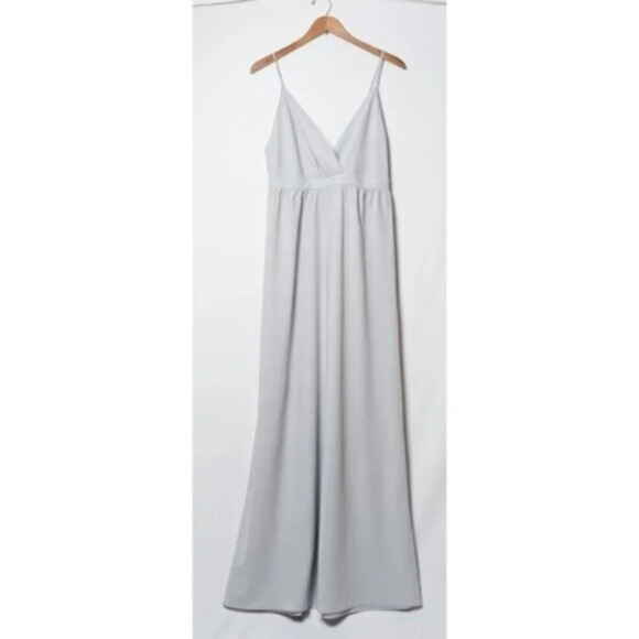 PARK & FIFTH Dove Grey Dress Maxi Wedding Guest 10 - Picture 10 of 15